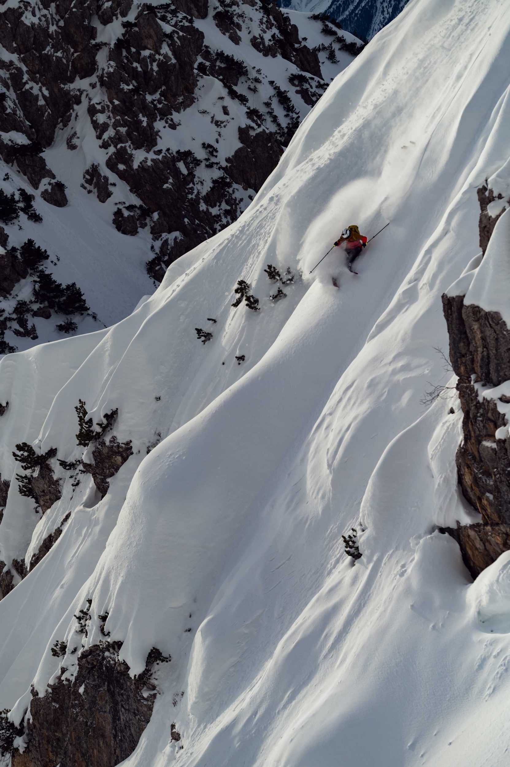 Joi Hoffmann skiing for "A Few Steps From Home"