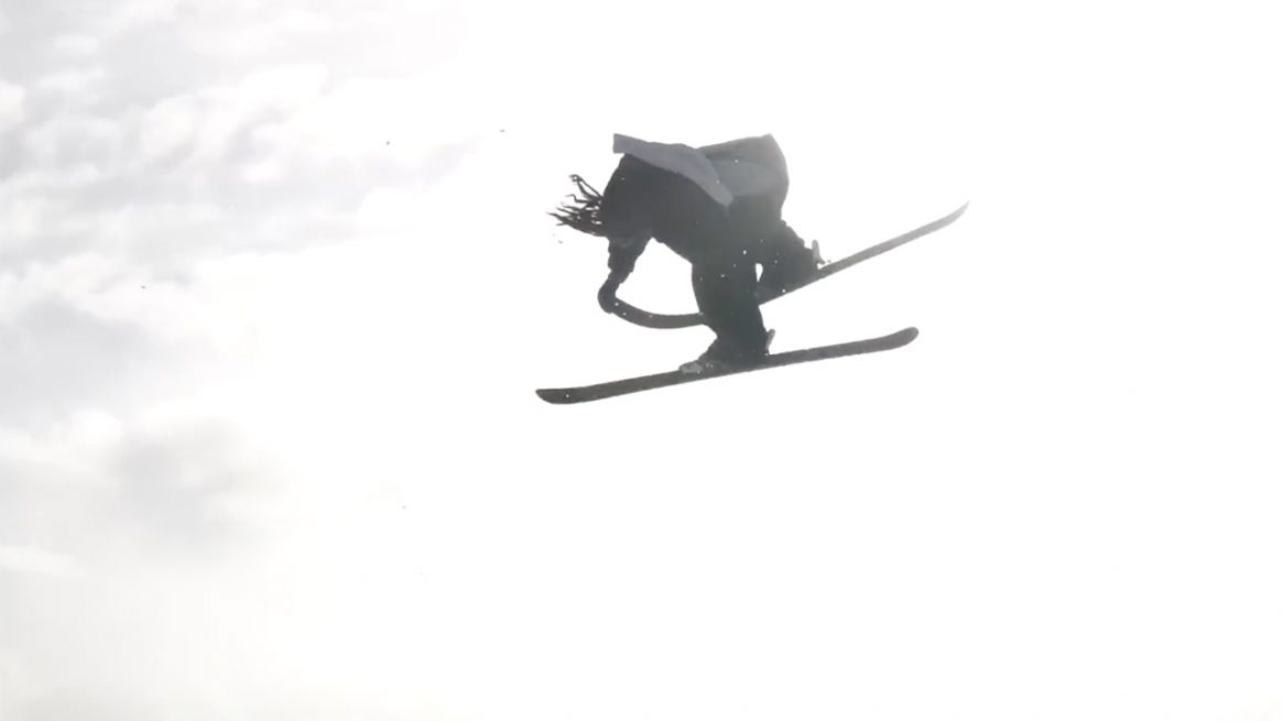 Henrik Harlaut grabs nose in the film BE Inspired.