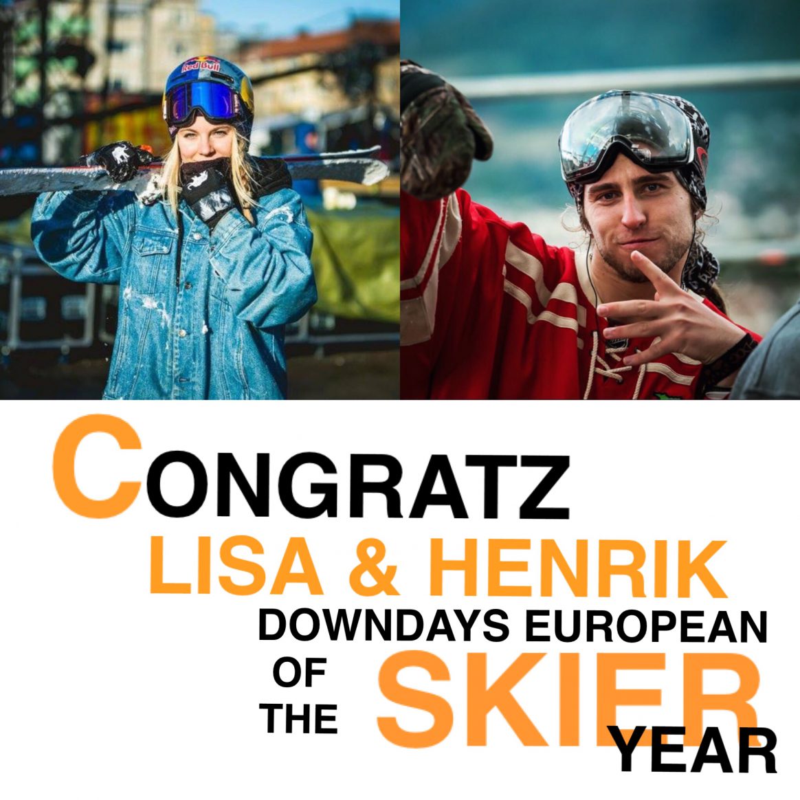 Henrik Harlaut and Lisa Zimmermann are your European Skiers of the Year