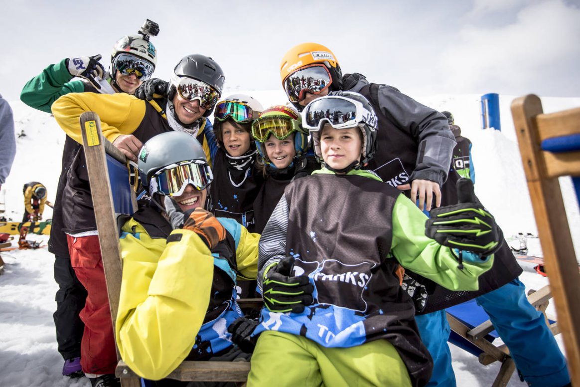 No matter your age you are destined to have fun at the QParks Freeski Tour captured by Roland Haschka