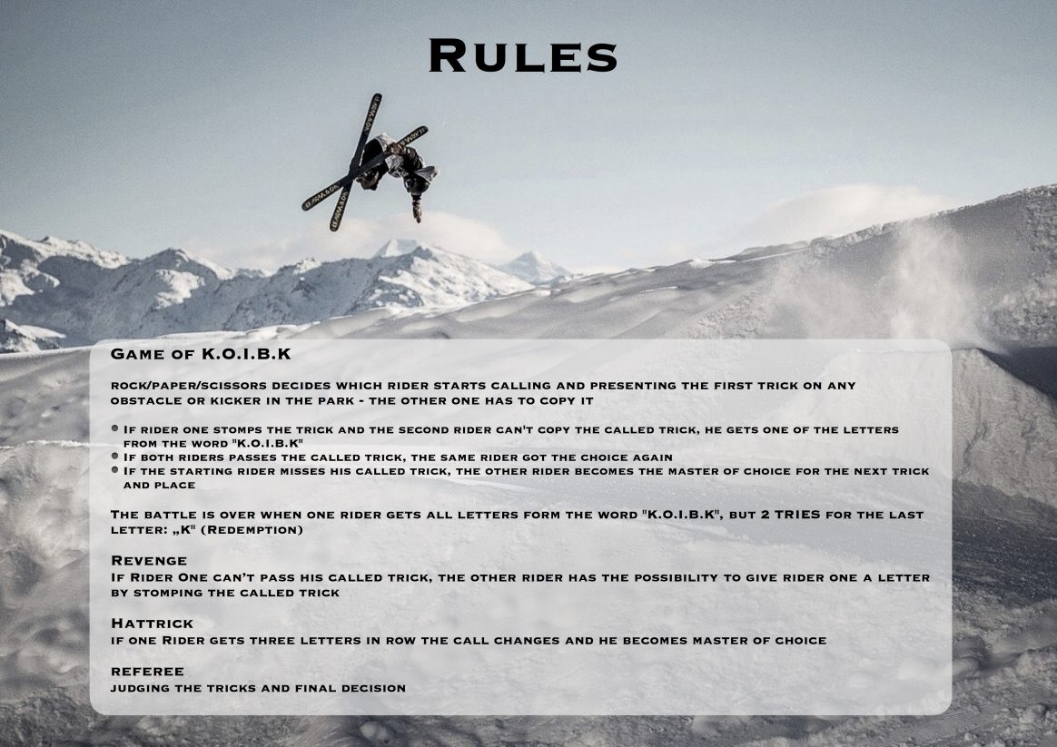 Rules King of Innsbruck