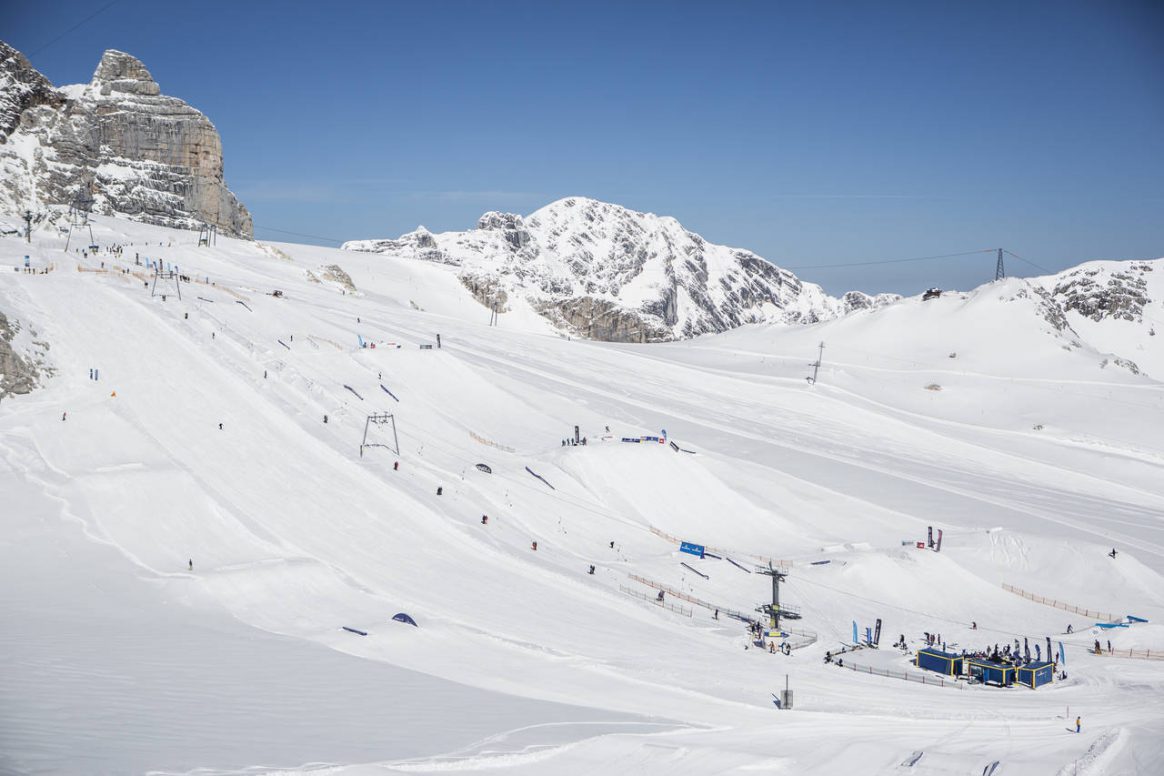 The Dachstein Superpark awaits in all it's glory for the 2017 QParks Freeski Tour final