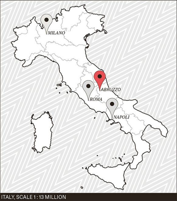 Abruzzo-Map