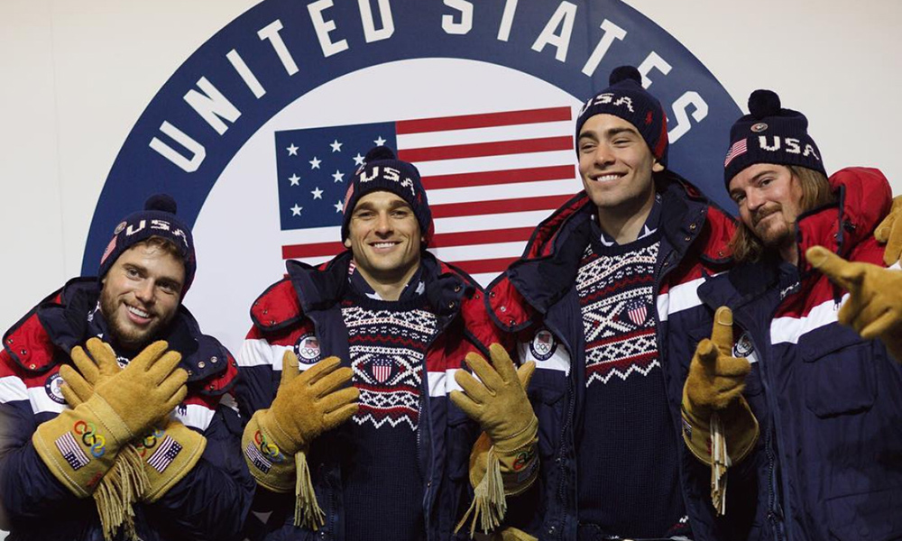 American Olympic Ski Slopestyle Team