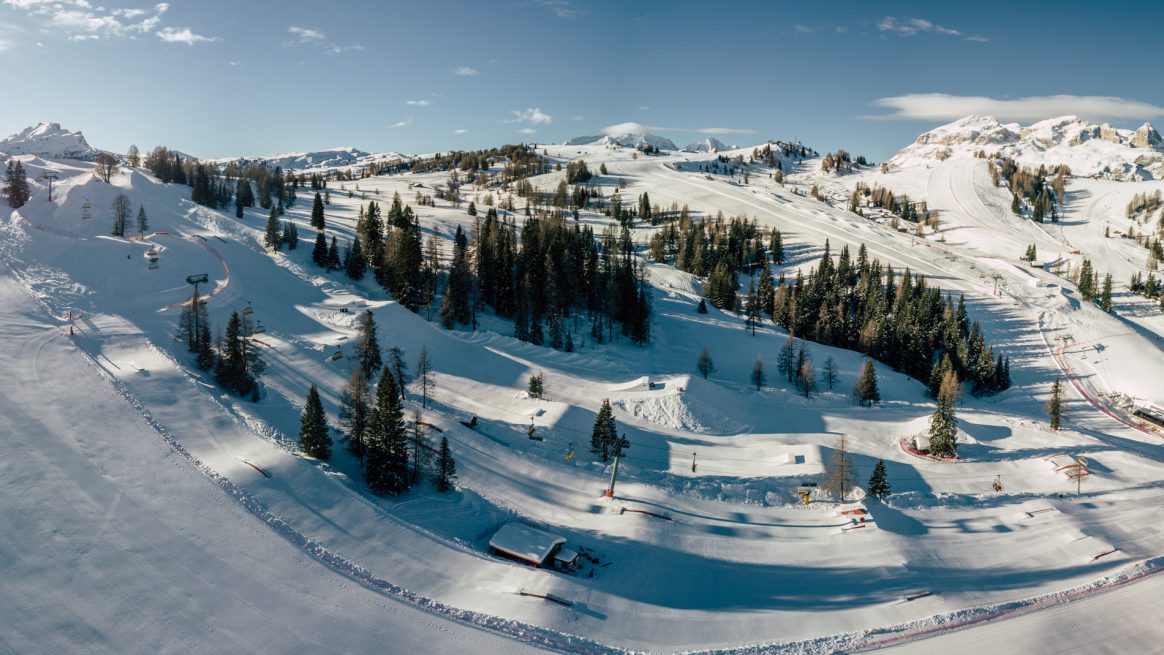 Snowpark Alta Badia, voted one of Europe's top 10 snowparks 2018