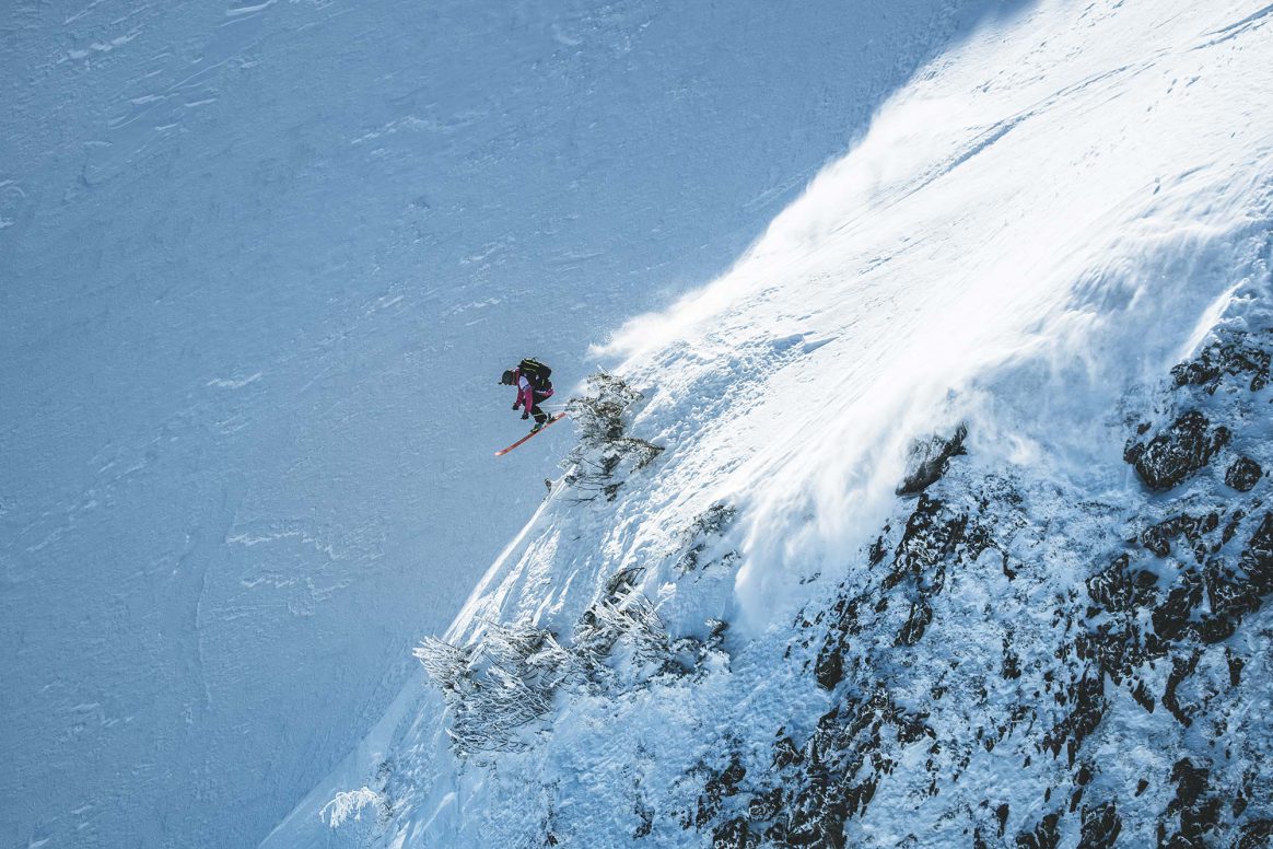 Jacqueline Pollard takes second place at the Freeride World Tour in Fieberbrunn, Austria