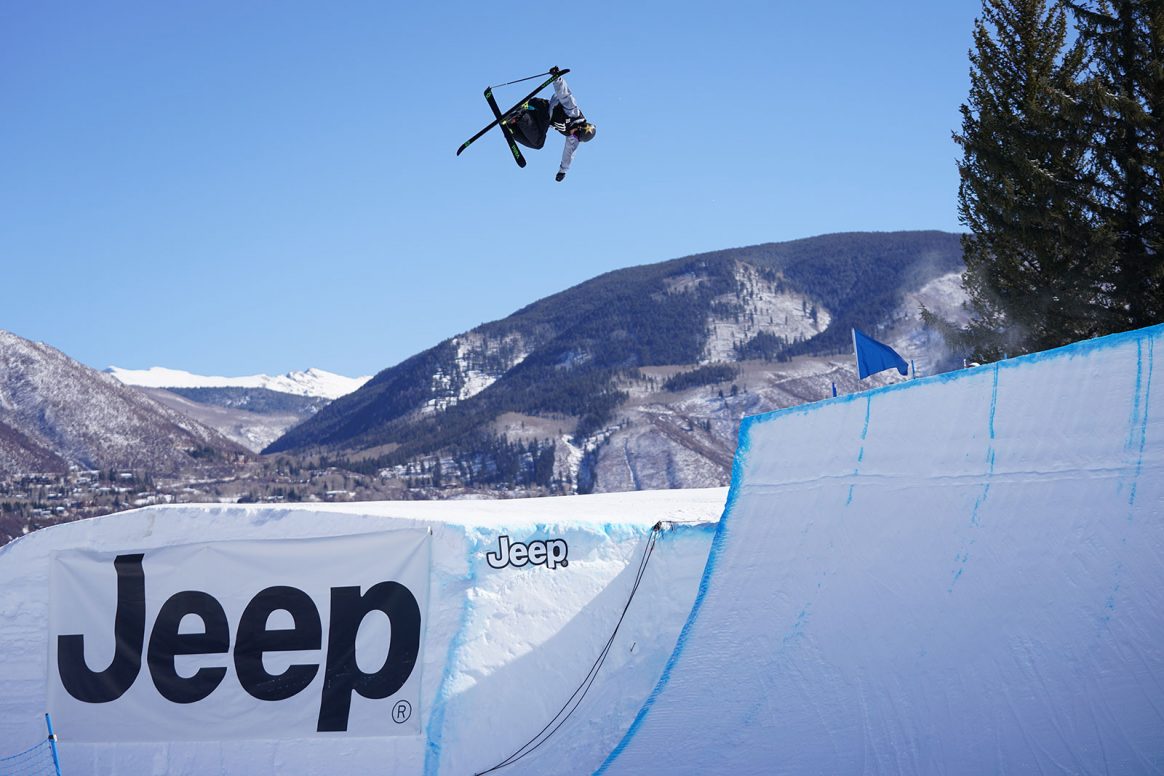 Alex Beaulieu-Marchand competes in Men's Ski Slopestyle at the 2021 Winter X Games in Aspen, Colorado.