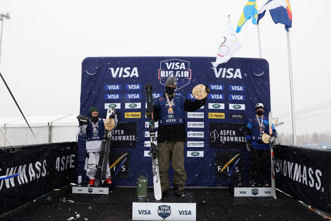Men's Ski Big Air World Championships Podium