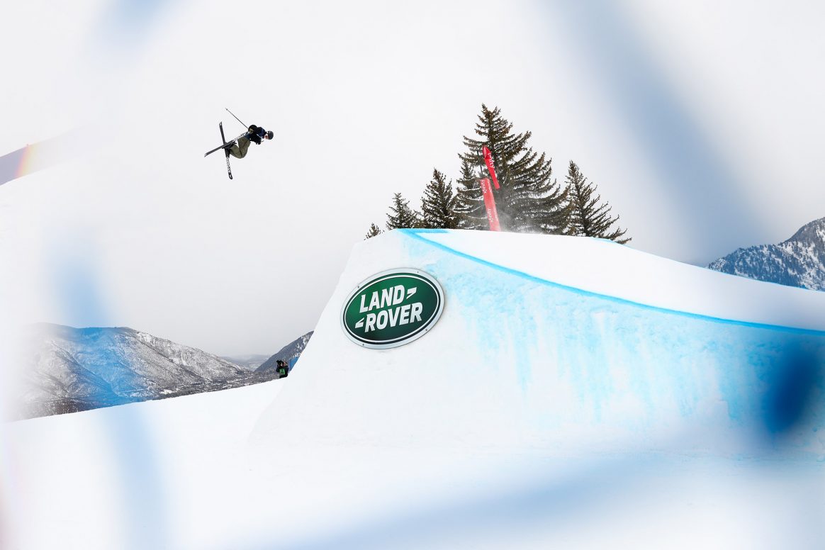 Oliwer Magnusson competes in Big Air Finals at the 2021 FIS Freestyle World Championships in Aspen, Colorado.