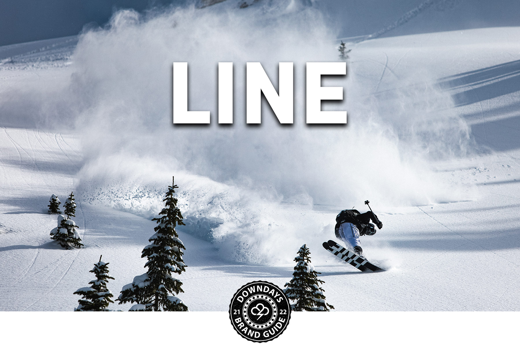 Line Skis Desktop Header, Downdays 2021/2022 Brand Guide