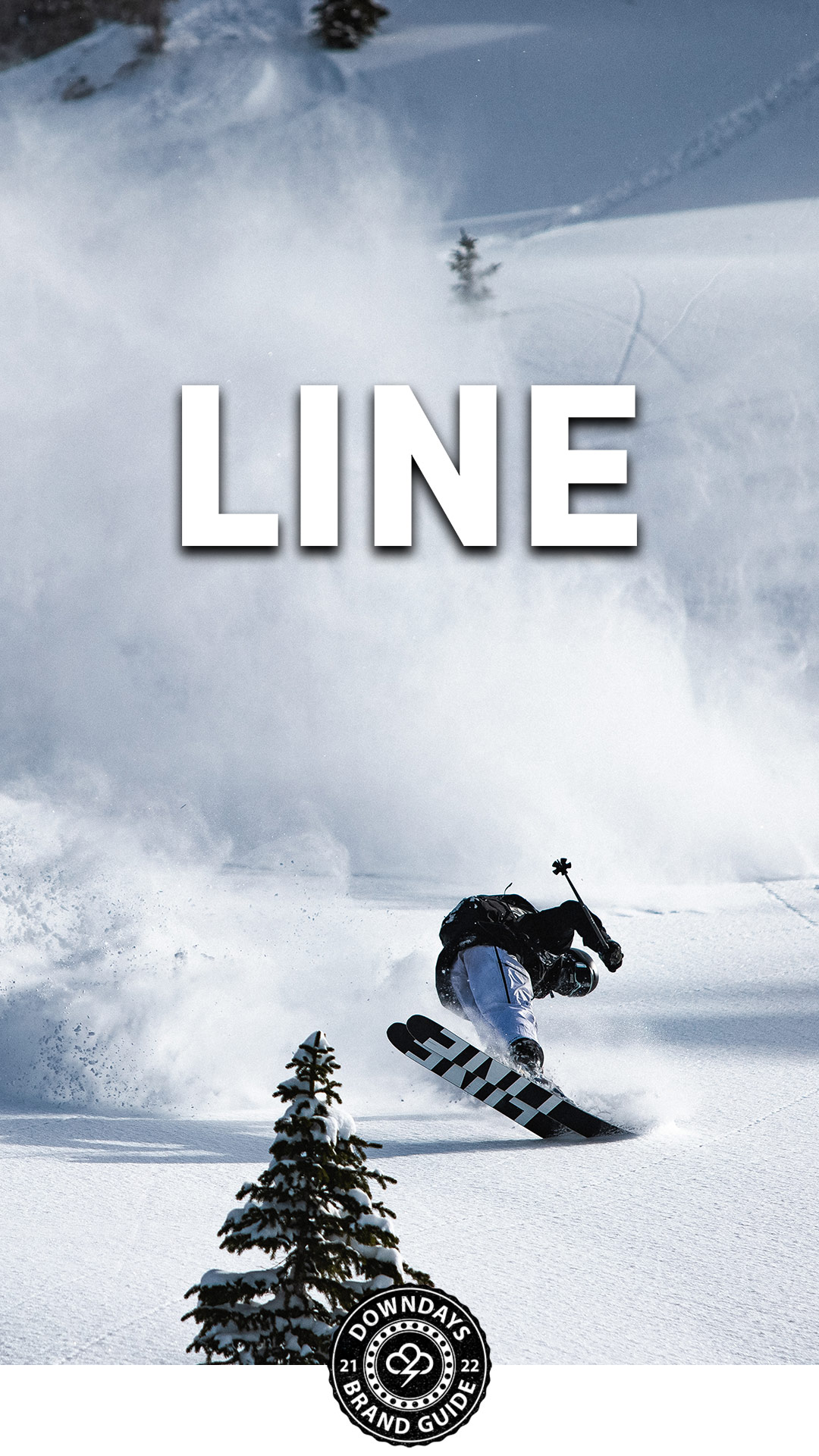 Line Skis Mobile Header, Downdays 2021/2022 Brand Guide