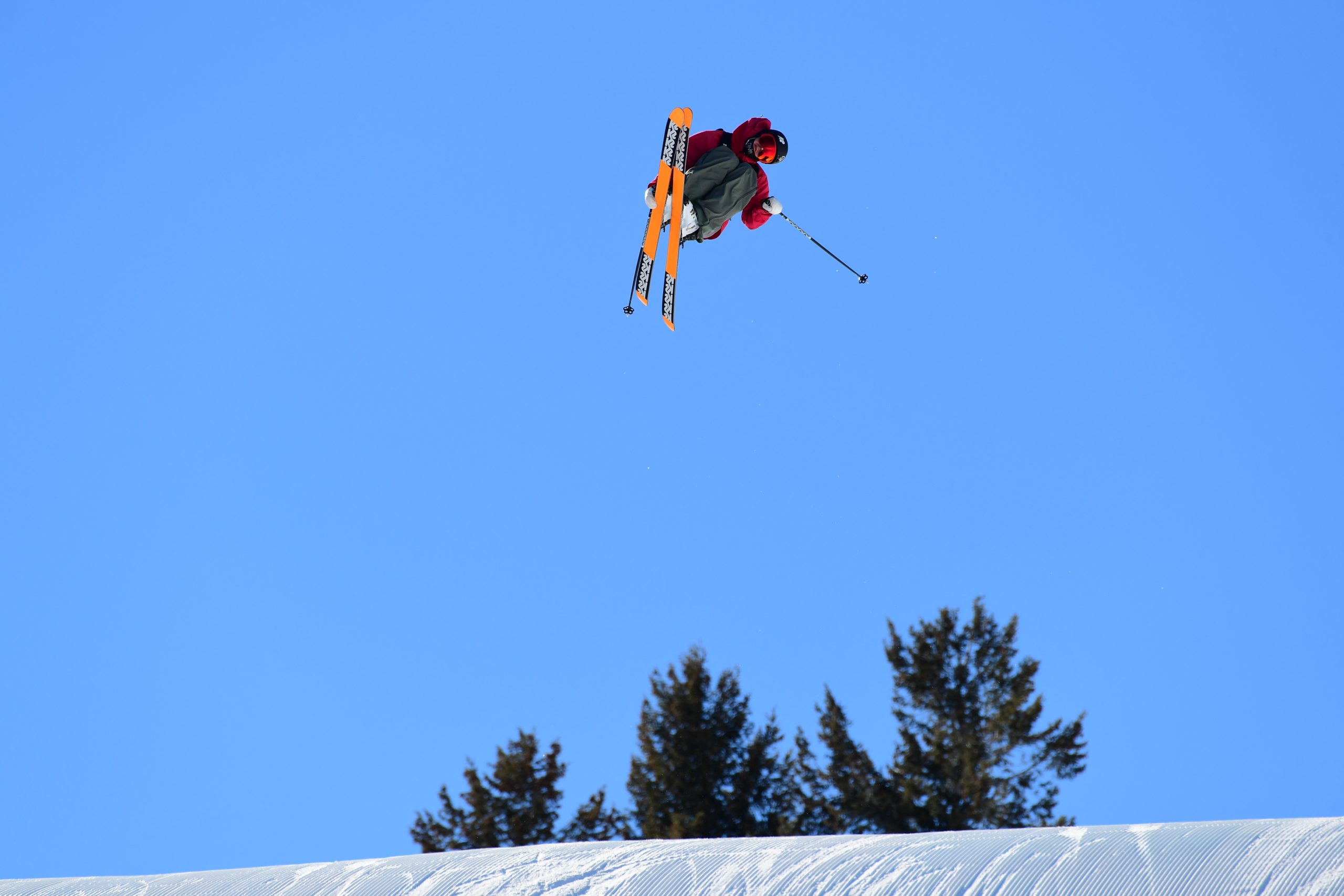 Christian Nummedal competes at the 2022 Winter X Games Men's Ski Slopestyle