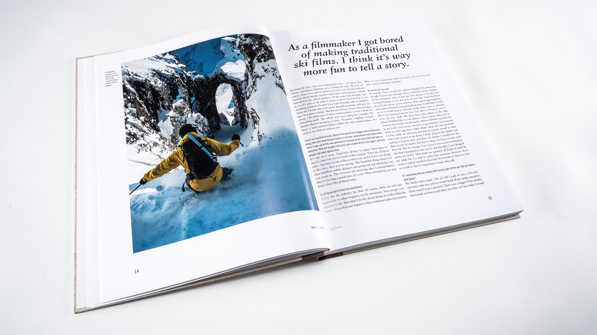 Nikolai Schirmer interview in Downdays Ski Stories Volume 3