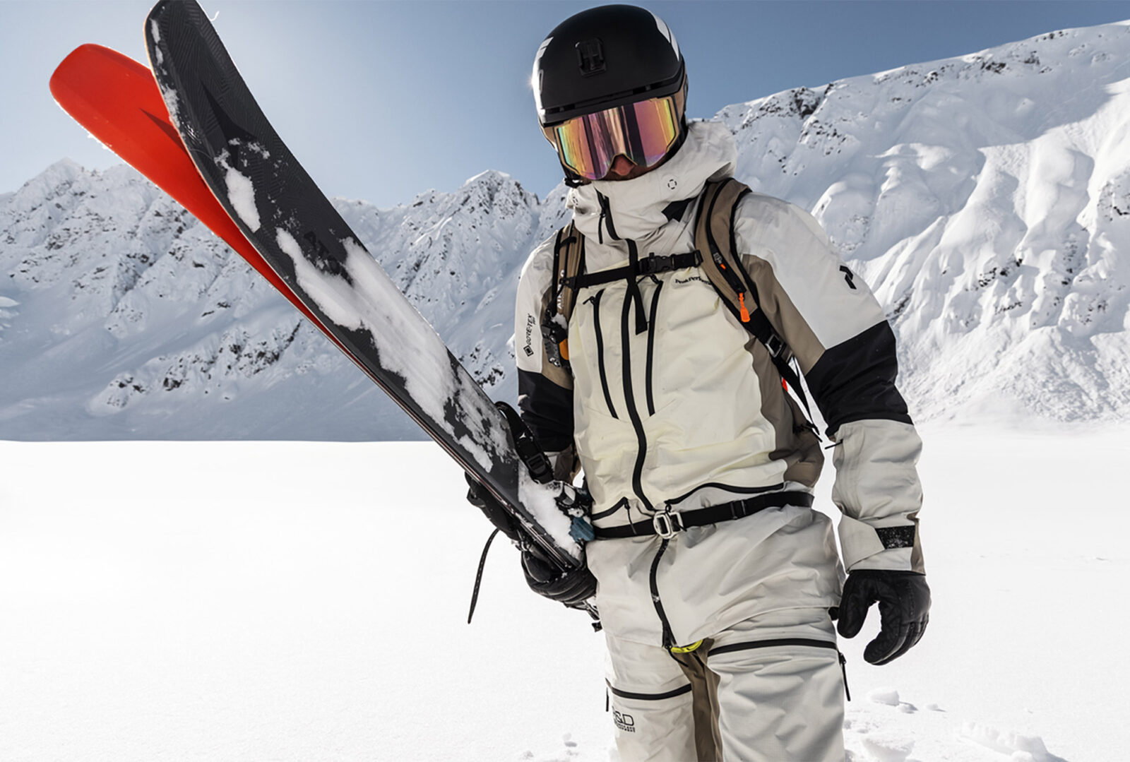 ノースフェイスpeakperformance virtical jacket/bib スキー
